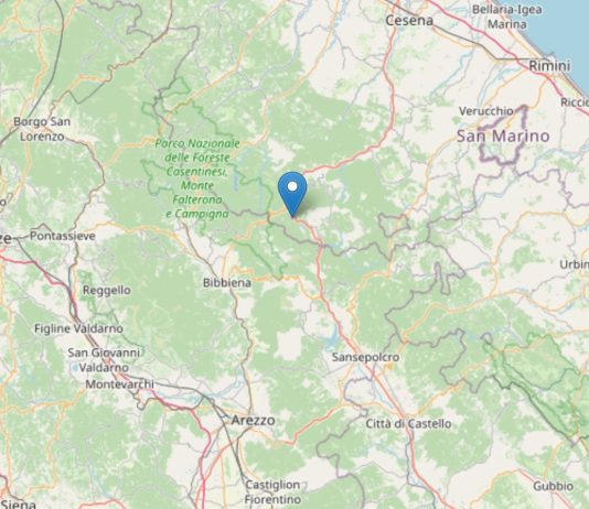 Sciame sismico nella notte tra Romagna e Toscana