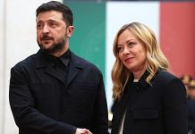 Zelensky da Meloni: “Colloquio eccellente, contiamo molto sul continuo sostegno dell’Italia”