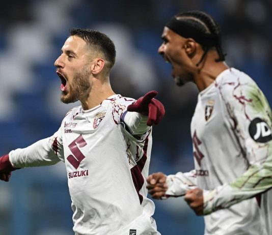 Il Torino espugna il Mapei Stadium grazie a un rigore di Vlasic, Sassuolo sconfitto 0-1