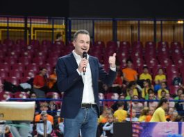 L’assessore Venturini allo spettacolo ginnico “Inside Out” al Palasport Taliercio