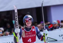 Lindsey Vonn vince la discesa di St. Moritz a 41 anni, quarto posto per Goggia