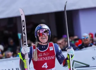 Lindsey Vonn vince la discesa di St. Moritz a 41 anni, quarto posto per Goggia