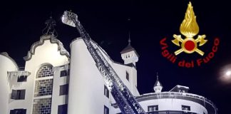 Incendio in hotel a Sestriere, nessun ferito