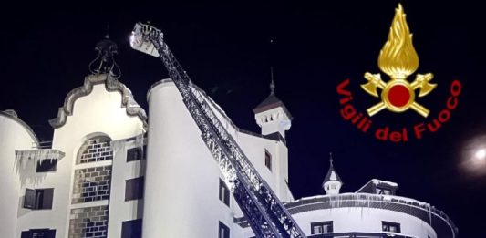Incendio in hotel a Sestriere, nessun ferito