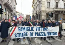 Milano commemora il 56°anniversario della strage di Piazza Fontana