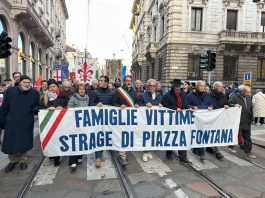Milano commemora il 56°anniversario della strage di Piazza Fontana