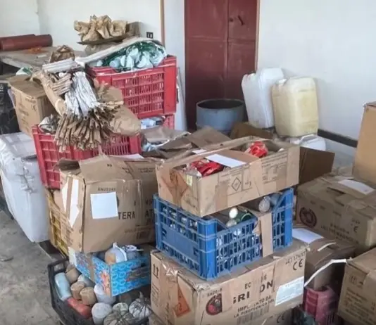 Sequestrati 2400kg di botti illegali nel Palermitano, arrestato un 49enne