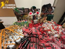 Sequestrate 2,8 tonnellate di fuochi d’artificio in provincia di Brescia