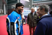 Marcell Jacobs e il presidente Fontana incontrano i giovani atleti a Palazzo Lombardia