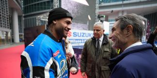 Marcell Jacobs e il presidente Fontana incontrano i giovani atleti a Palazzo Lombardia