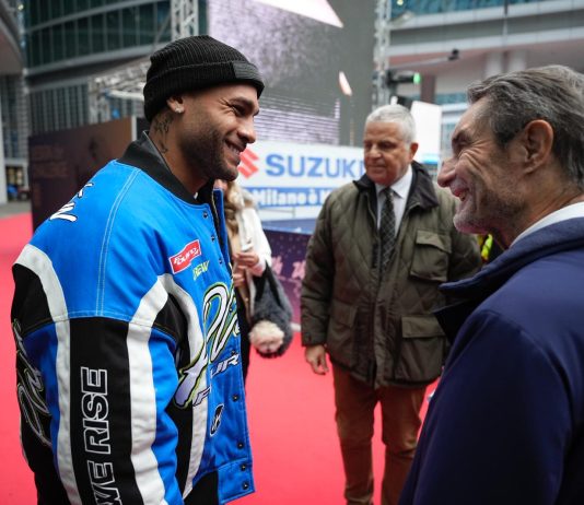 Marcell Jacobs e il presidente Fontana incontrano i giovani atleti a Palazzo Lombardia