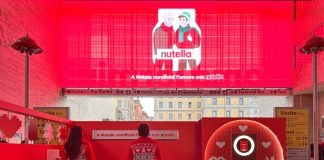 Nutella, un’installazione a Roma Termini celebra il ritrovarsi con le persone care