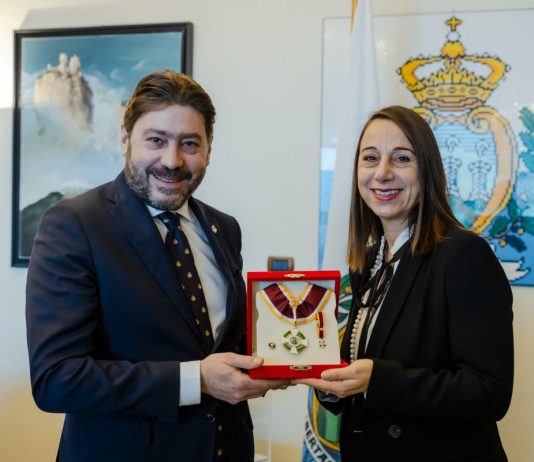 Conferita l’Onorificenza di Commendatore dell’Ordine Equestre di Sant’Agata ad Alessandra Priante