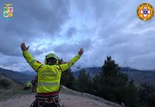 Soccorso Alpino e Speleologico Siciliano, tratto in salvo un escursionista svedese infortunato su un sentiero nel Palermitano