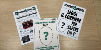 Il Corriere dell’Umbria svelerà il 31/12 il riconoscimento “Umbro dell’Anno”