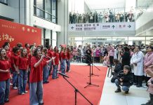 Cina: Pechino, esibizione del coro USA di voci bianche One Voice (2)