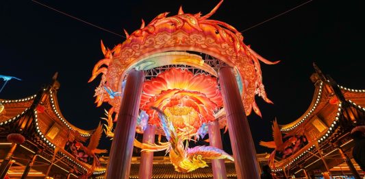 Cina: lanterne di Capodanno al Tempio di Confucio di Nanchino (3)