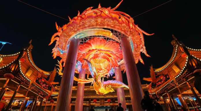 Cina: lanterne di Capodanno al Tempio di Confucio di Nanchino (3)