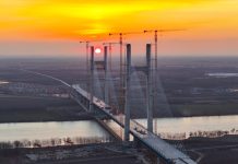 Cina: Dongying, completata costruzione di ponte autostradale-ferroviario (2)