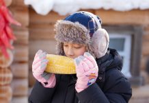 Cina: a Harbin sculture di ghiaccio tinte con coloranti vegetali (1)