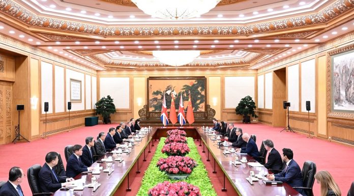 Cina: Xi Jinping incontra il primo ministro britannico a Pechino (2)