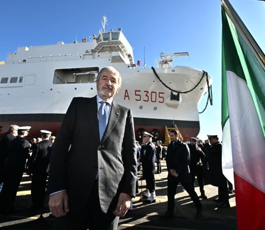Liguria, varata la nuova nave “Quirinale”. Il Presidente Bucci: “Gioiello tecnologico”