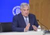 Tajani “Ancora 42 italiani detenuti in Venezuela”. Sull’Iran: “Lanciato un appello contro la pena di morte per i manifestanti”