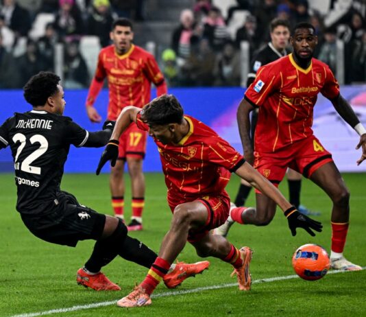 La Juve spreca, David sbaglia il rigore: 1-1 con il Lecce