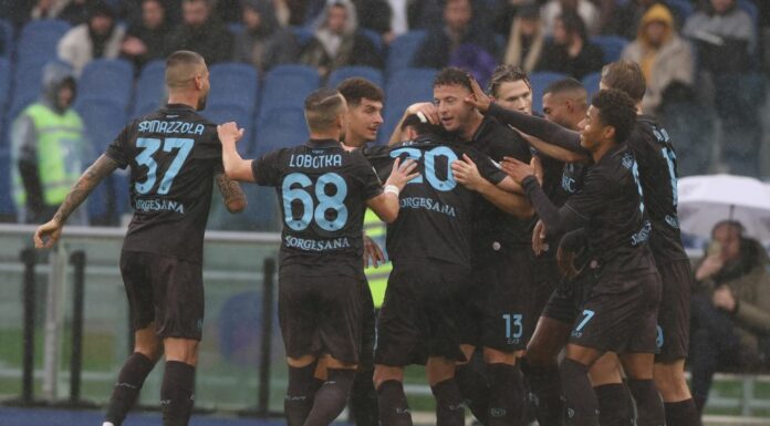 Lazio-Napoli 0-2, a segno Spinazzola e Rrahmani