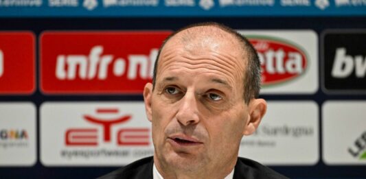 Allegri “La quota Champions si è alzata a 74 punti”