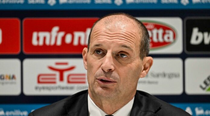 Allegri “La quota Champions si è alzata a 74 punti”