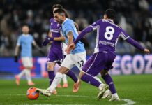 Finale thrilling all’Olimpico, Lazio-Fiorentina finisce 2-2