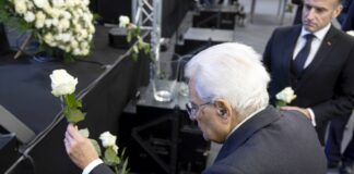 Mattarella alla cerimonia in memoria delle vittime dell’incendio di Crans-Montana