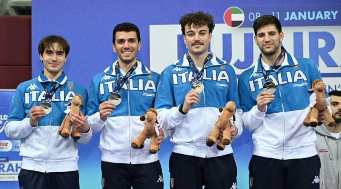 Italia d’argento nella gara a squadre di spada di Fujairah