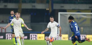 Verona-Lazio 0-1, al Bentegodi decide l’autorete di Nelsson
