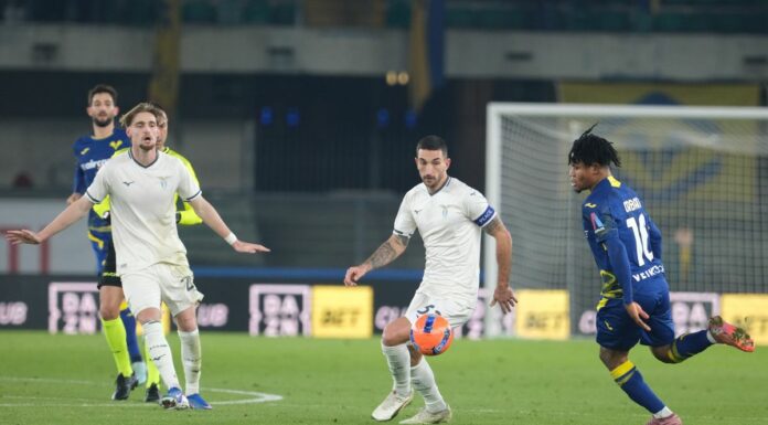 Verona-Lazio 0-1, al Bentegodi decide l’autorete di Nelsson