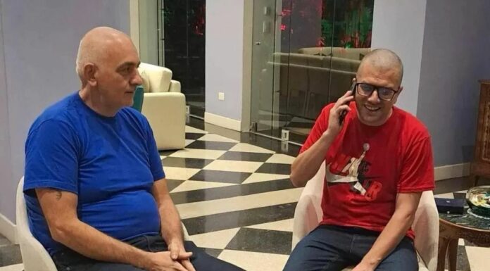 Arrivati a Ciampino Trentini e Burlò, ad accoglierli Meloni e Tajani