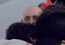Burlò “Abbracciare miei figli è stato un piacere immenso”