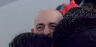 Burlò “Abbracciare miei figli è stato un piacere immenso”
