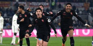 Torino ai quarti di finale di Coppa Italia, Roma battuta 3-2 all’Olimpico