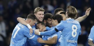 Il Napoli supera assenze e infortuni, Lobotka-gol e 1-0 al Sassuolo