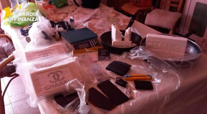 Sequestrata cocaina per 1 milione di euro, cinque arresti nel cosentino