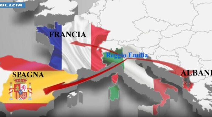 Maxi operazione antidroga a Reggio Emilia, 9 arresti anche all’estero