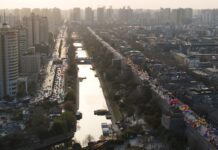 Cina: Xi’an, completamente ricollegato antico fossato dopo oltre 70 anni