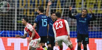 L’Arsenal sa solo vincere, Inter battuta 3-1 a San Siro