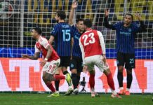 L’Arsenal sa solo vincere, Inter battuta 3-1 a San Siro
