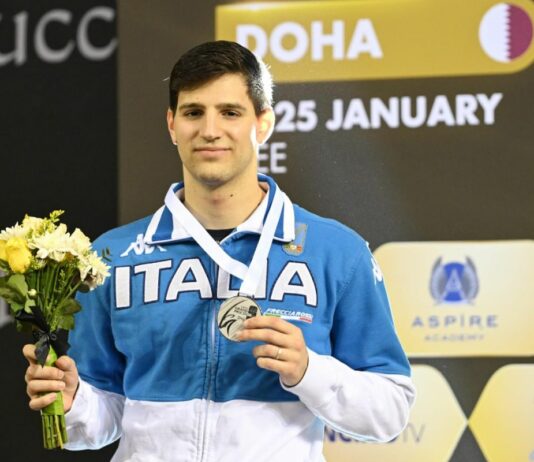 Nel GP di spada di Doha splendido argento per Simone Mencarelli