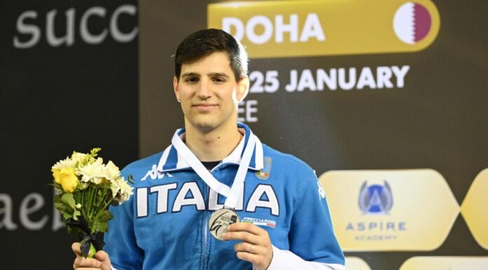 Nel GP di spada di Doha splendido argento per Simone Mencarelli