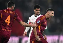 Roma-Milan 1-1, Pellegrini risponde a De Winter