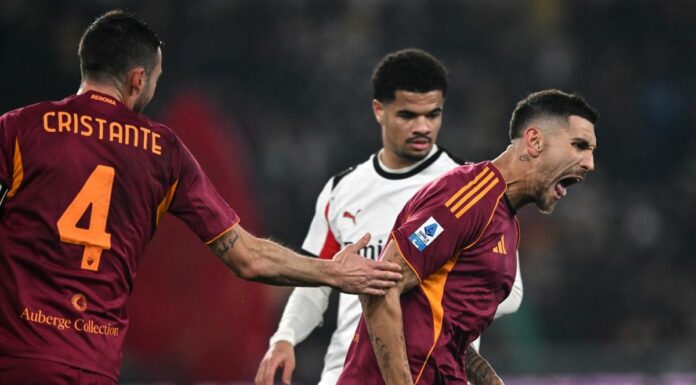 Roma-Milan 1-1, Pellegrini risponde a De Winter
